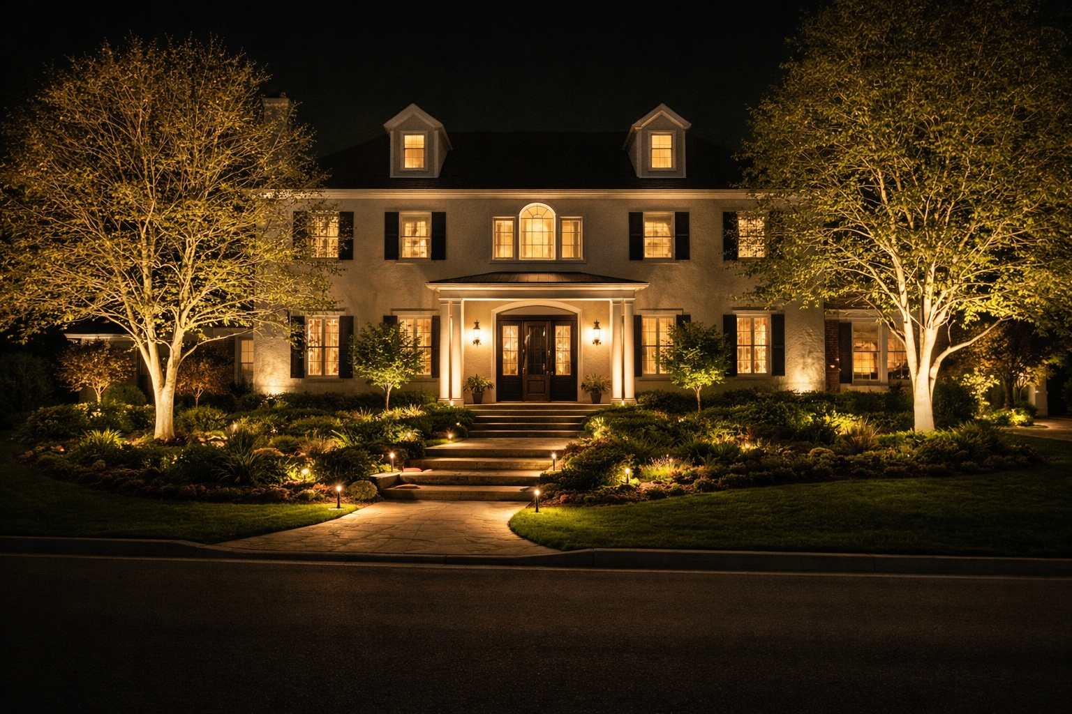 Landscape lighting by Twinkle Bros